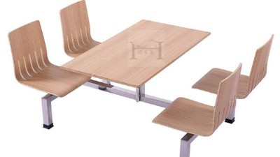 原来员工饭堂餐桌椅质量这么好